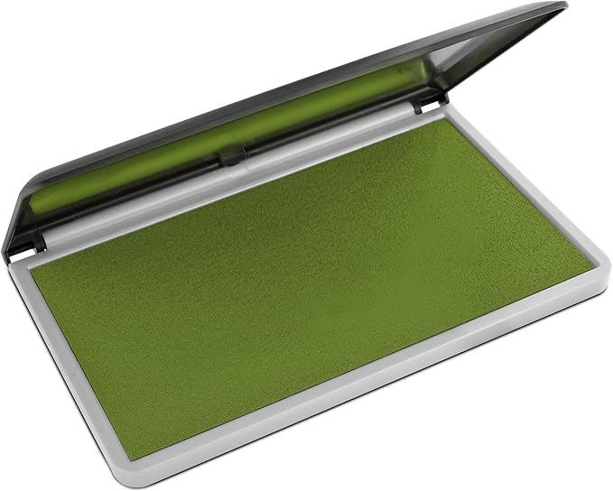 MaxMark Large Premium Olive Green Ink Stamp Pad by Maxmark