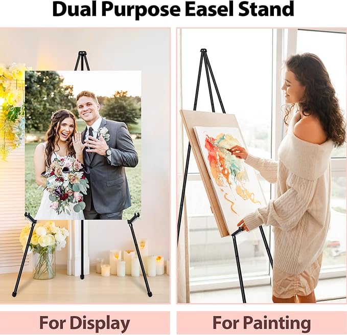 VAIIGO Black Easel Stand for Wedding Signs, Posters & Paintings - Image 2