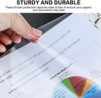 Sheet Protectors, PANDRI 800 Pack Clear Heavy Duty Plastic Page Protectors - Image 7