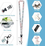 ID Badge Holder with Breakaway Lanyard, Cute Badge Reel Badge Clip Retractable - Image 5