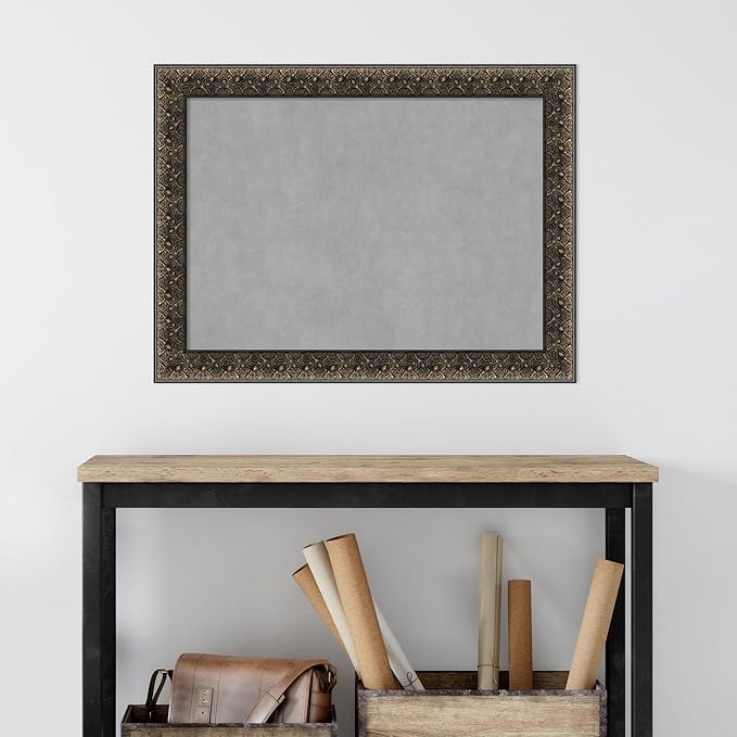 Amanti Art Black Framed Magnetic Board 25x33 Medium Vision Board - Image 6