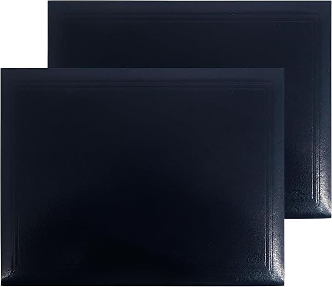 GraduationMall 8.5"x11" Smooth Padded Diploma Cover Certificate Holder Darkblue by GraduationMall%C2%AE