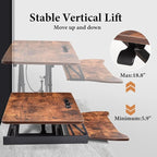 37 Inch Standing Desk Converter - Image 7