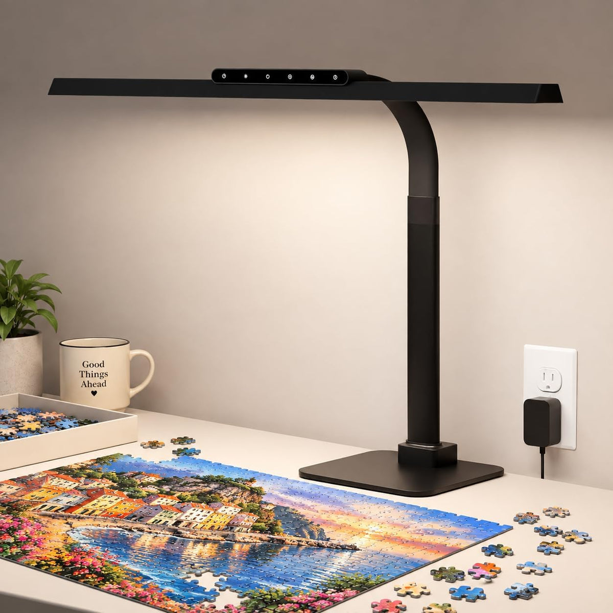 Professional Craft & Artist Lamp, 23.6" Wide LED Workspace Light