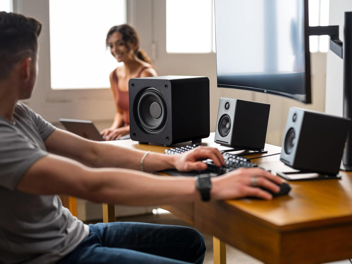 Audioengine S6 Mini Subwoofer – Compact 210W Powered Bass Speaker