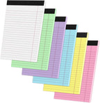 Thboxes 6 Packs Legal Pads 5x8, Totally 180 Sheets Colored Legal Pads 5x8 by Thboxes