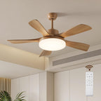 46 inch wood ceiling fan with remote, solid, main product view