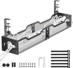Under Desk Cable Management Tray Black, Litwaro Cable Management Under Desk No by Litwaro
