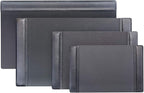 Dacasso Black Leather 22" x 14" Side Rails Desk Pad - Image 10