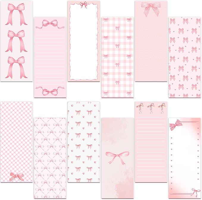 Gersoniel 12 Packs Magnetic Notepads by Gersoniel