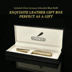BEILUNER Gold Personalized Fountain Pen, Stunning Luxury Surface, 24K Gilded Nib - Image 6