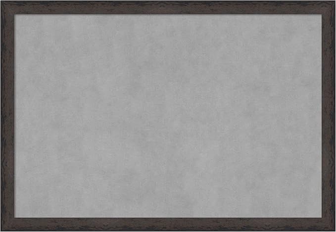 Amanti Art Black Framed Magnetic Board 27x39 Large Vision Board by AmantiArt