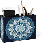 Famame Round Blue Mandala Pencil Holder by Famame
