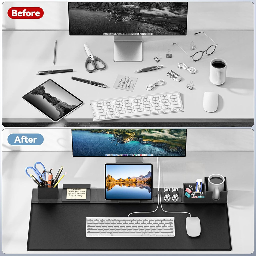 kdd desk pad mat set, 6 in 1, package contents