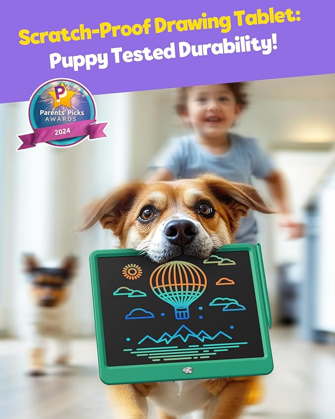 TEKFUN LCD Writing Tablet for Kids Boys Toys, 12 Inch Erasable Doodle Board - Image 6