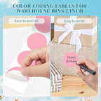 2 Inch Round Color Coding Labels - Image 4