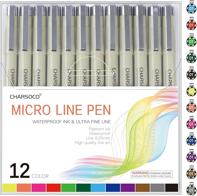 CHARSOCO 01 Micro Pen, Fine Point Pen - Image 7