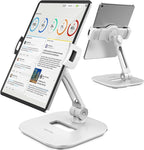 AboveTEK Tablet Stand Holder, Stylish Aluminum iPad Stands, Foldable 360° by AboveTEK