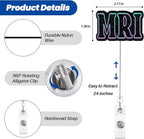 MRI Technologist Badge Reel | Retractable ID Card Badge Holder | Name Tag - Image 3