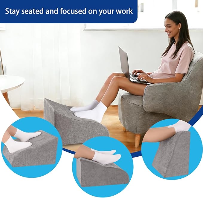 Opuvidity Foot Rest for Under Desk at Work, Ergonomic Under Desk Footrest - Image 3