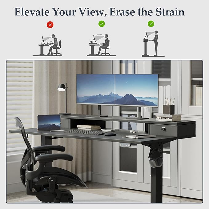Klicelor 55 Inch Electric Standing Desk - Image 6