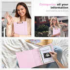 Ospelelf Mini 3 Ring Binder 5.5" x 8.5", 2 Inch Clipboard Binder - Image 7