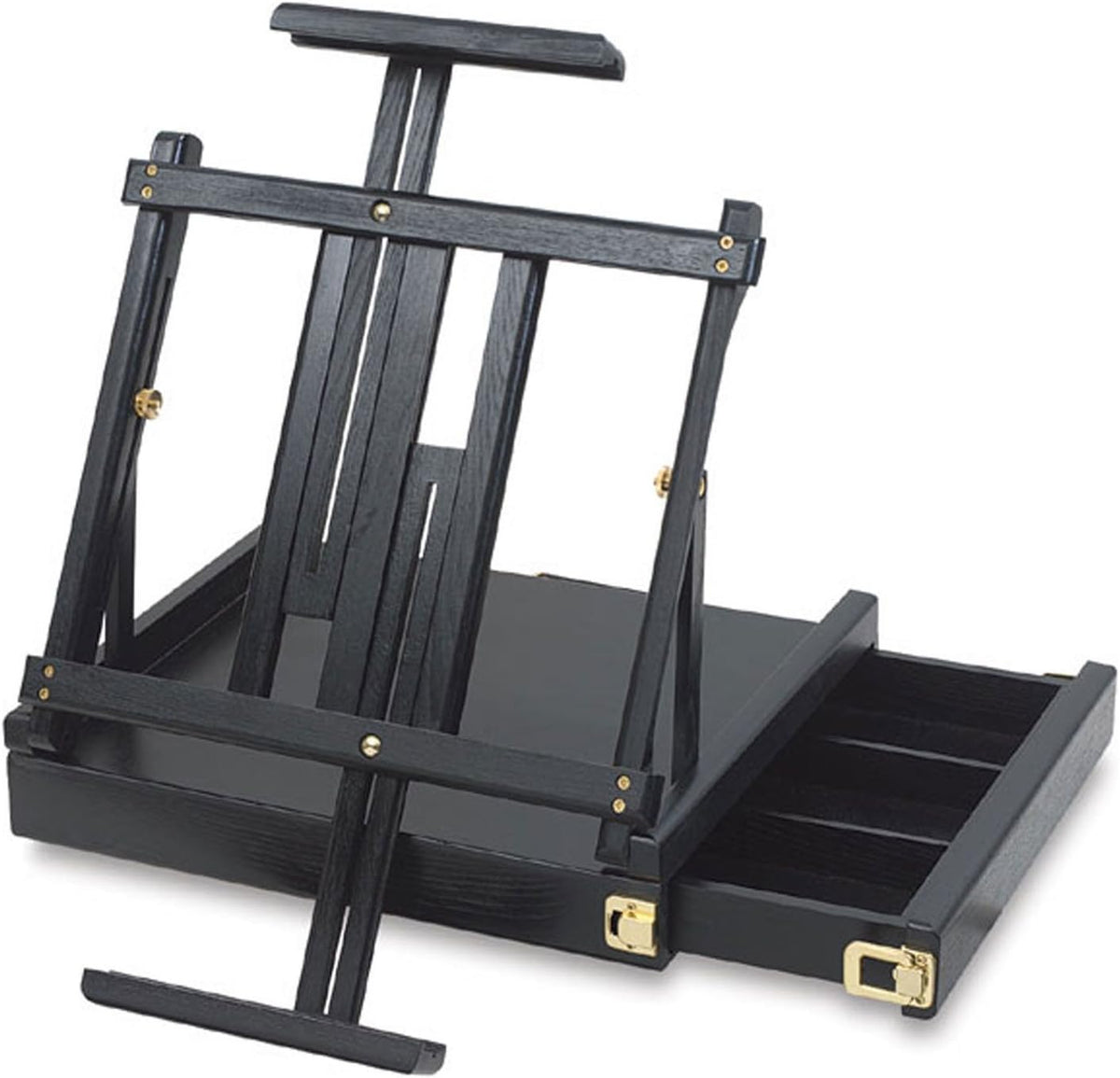 art alternatives ravenna sketch box easel, black, main product view