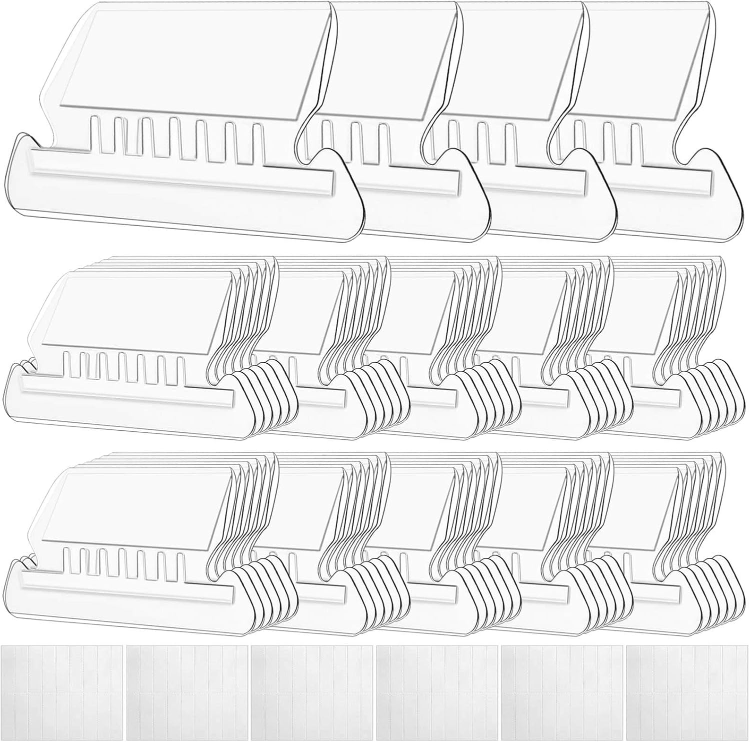 File Folder Tabs, Selizo 100 Sets Hanging File Folder Labels 2" Tabs and Inserts for Hanging Files