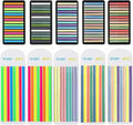 Potanro Sticky Tabs 2300 Pcs Translucent 10 Sheets Highlighter Book Tape Long by Potanro