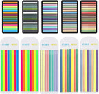 Potanro Sticky Tabs 2300 Pcs Translucent 10 Sheets Highlighter Book Tape Long by Potanro