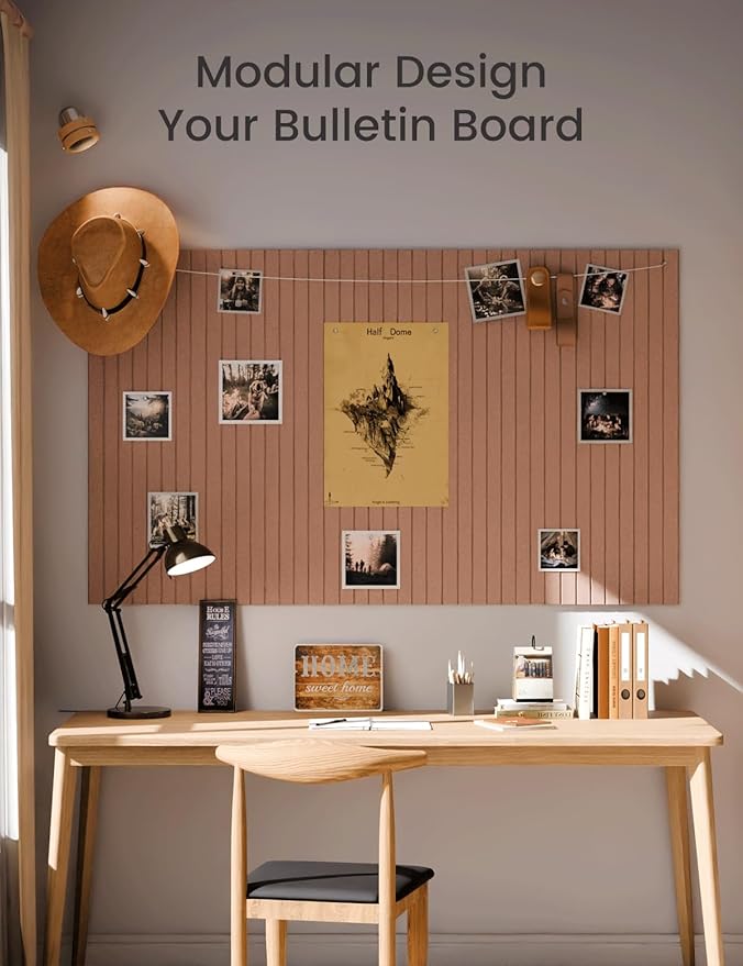 Large Felt Bulletin Board 48" x 36" Cork Board Alternative-12 Pack - Image 5