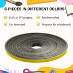 AmazingSpark Magnetic Tape Roll Thin Strips, 0.39 Inch x 33 Feet Magnetic Board - Image 5