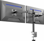 VIVO Dual Monitor Desk Mount, Heavy Duty Fully Adjustable Stand, Fits 2 LCD LED by VIVO