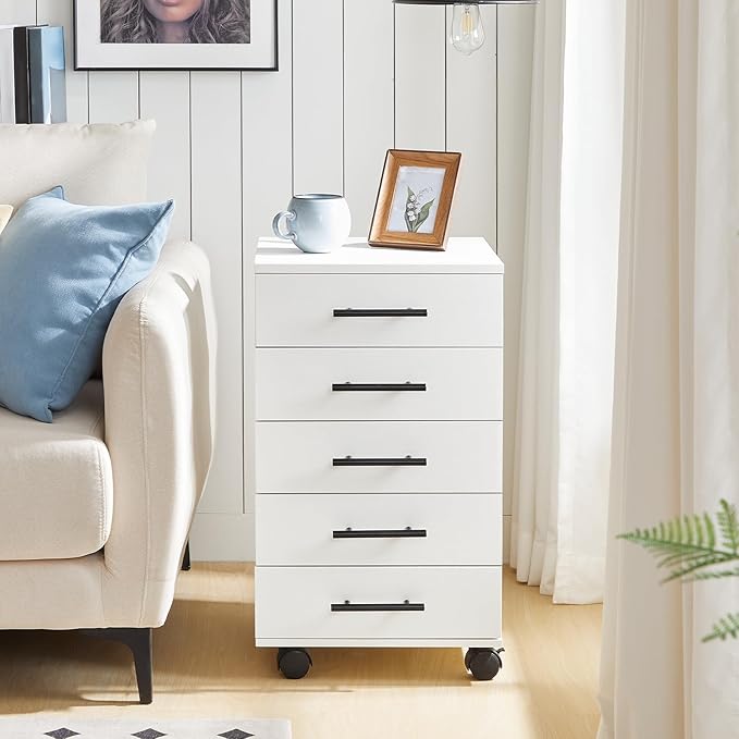 HOOBRO 5-Drawer File Cabinet, Office Filing Cabinet - Image 5