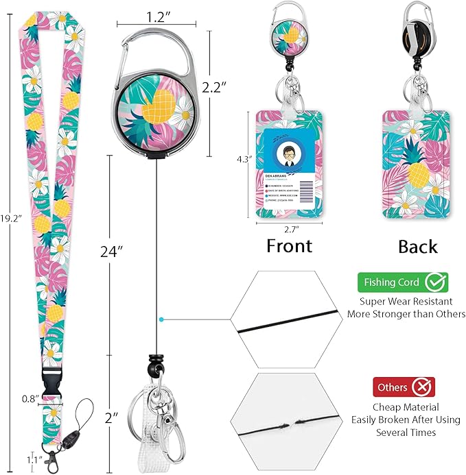Giancomics Tropical Plant Lanyards - Image 5