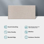 23.62" X 11.81" X 2" Fiberglass Wall Panel, 4 Pack Acoustic Panels, Acoustic - Image 6