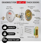 in-Use Vacant Commercial Bathroom Door Lock - Image 7