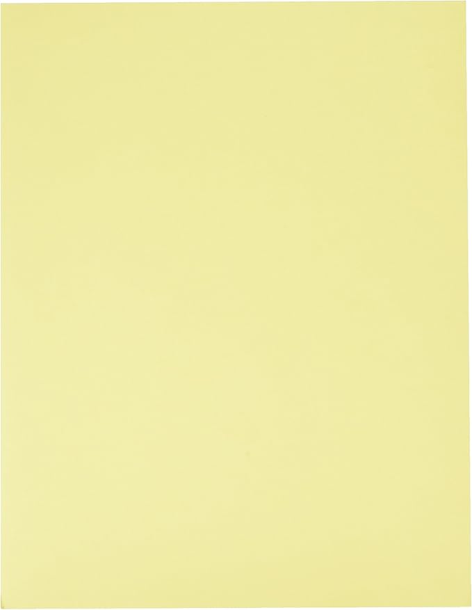 LUXPaper 8.5" x 11" Paper | Letter Size | Pastel Canary Yellow | 60lb. Text | - Image 2