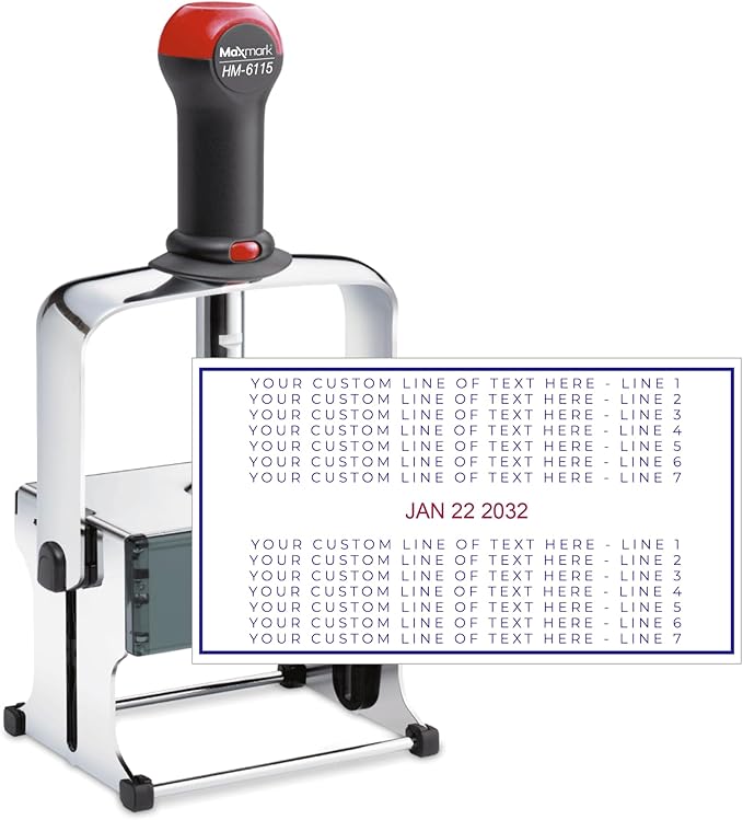MaxMark Super Heavy Duty Date Stamp by Maxmark