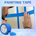 Oleitodh 12 Rolls Blue Painters Tape Bulk 2 inch x 660 Yards, Painters Masking - Image 5