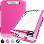 Plastic Clipboard with Storage, A4 Nursing Clipboard Folder with Pen Holder by TFDLCGzm