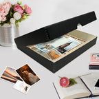 Lineco 9x12 Black Clamshell Archival Folio Storage Box, Acid-Free - Image 7