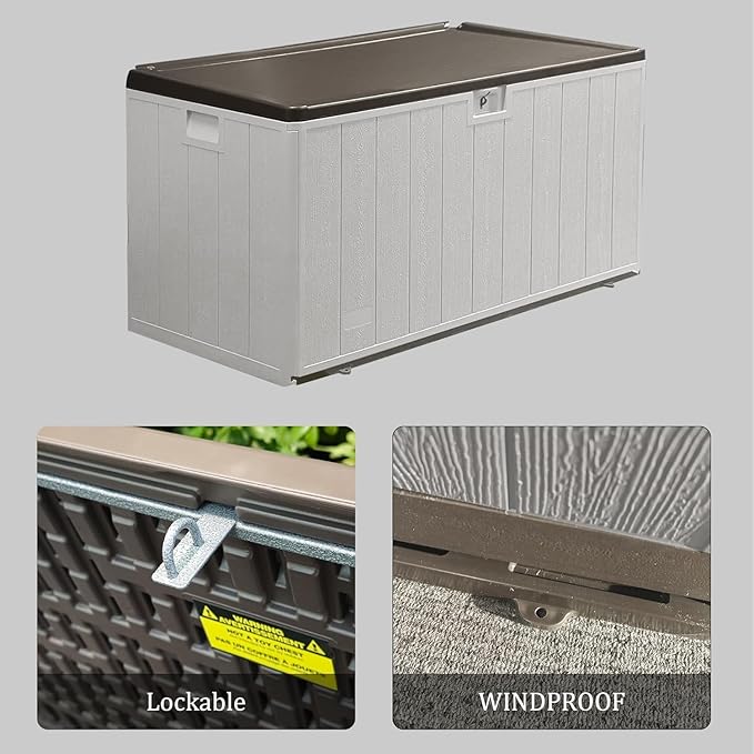 PATIOEASY 110GAL Deck Box - Image 5