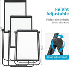 DexBoard U-Stand Whiteboard Easel-36x24 inches Double Sided Magnetic Dry Erase - Image 2