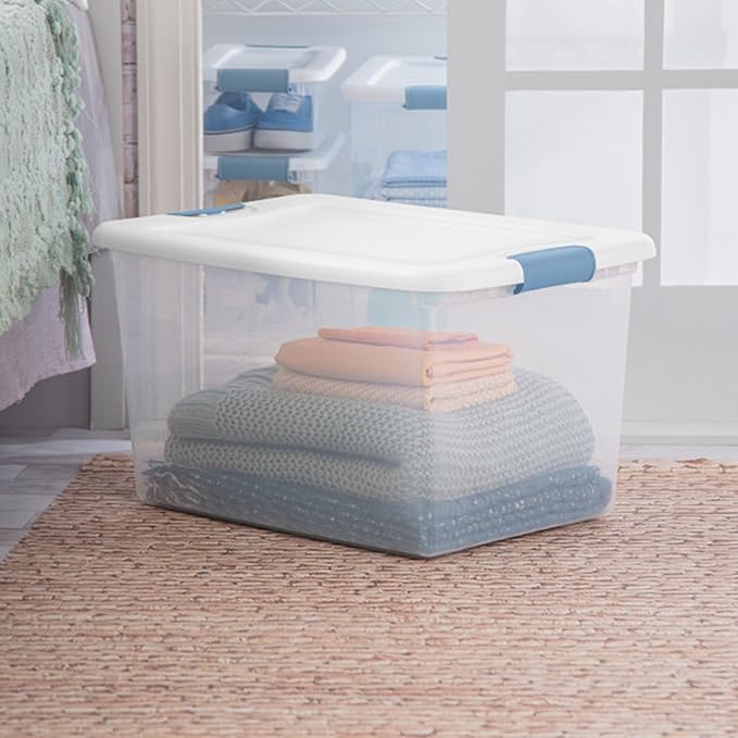 Sterilite 24-Pack Latching Box, Under Bed Storage Bins - Image 9