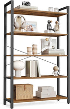 VASAGLE 5-Tier Bookshelf, Bookcase by VASAGLEbySONGMICSHOME
