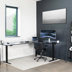 VIVO Electric Corner 84 x 63 inch L-Shaped Standing Desk, Memory Height - Image 7