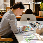 Shuttle Art Marker Pad, 8.9”x8.3” Portable Sketchbook, 40 Sheets Marker Drawing - Image 8