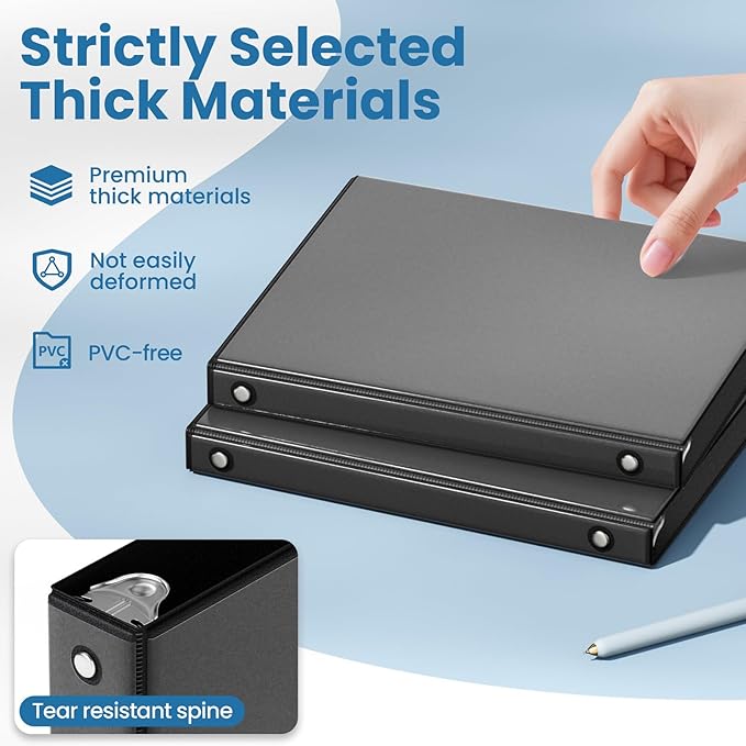 SUNEE 3 Ring Binder 1/2 Inch 1 Pack - Image 4