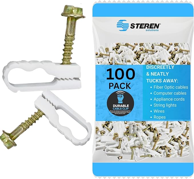 STEREN Coaxial Cable Clips by STEREN